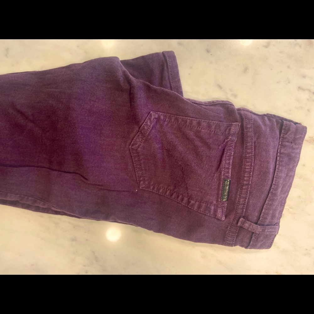 Dark Maroon Joes Skinny Jeans